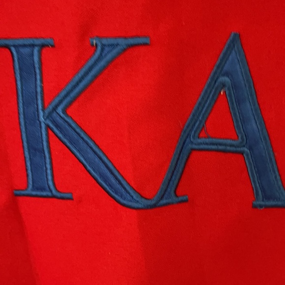 Jayhawks , University of Kansas. Pull-over ,Wind breaker.  XXL.Big Logo .Vintage - Picture 7 of 13